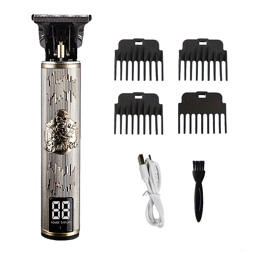 T9 Wireless Hair Trimmer with Digital Display for Professional Haircuts