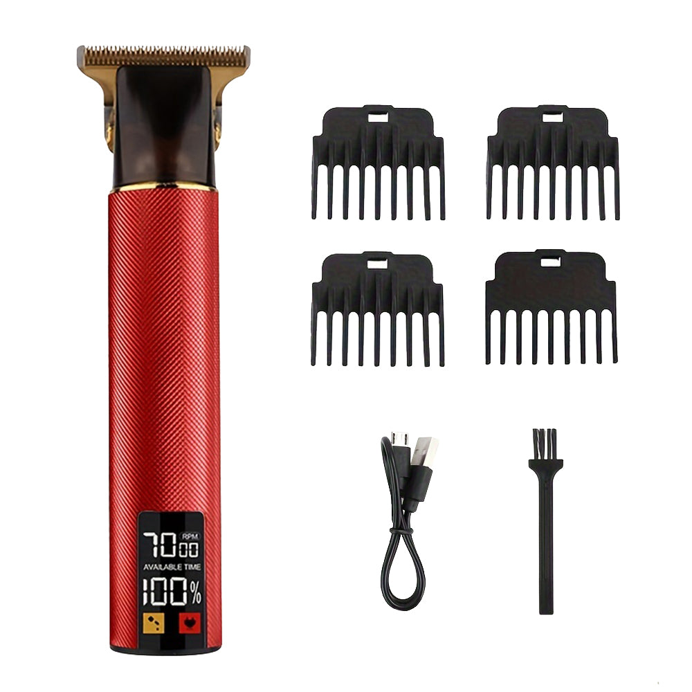 T9 Wireless Hair Trimmer with Digital Display for Professional Haircuts