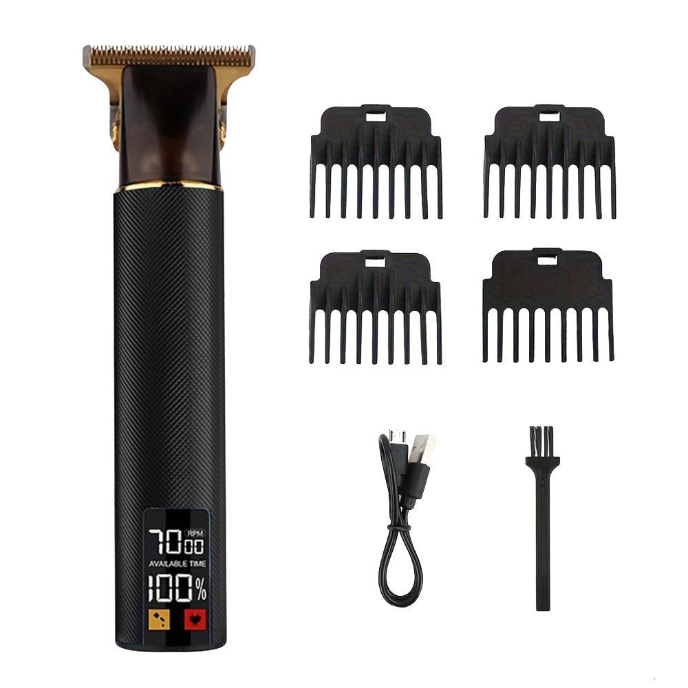 T9 Wireless Hair Trimmer with Digital Display for Professional Haircuts