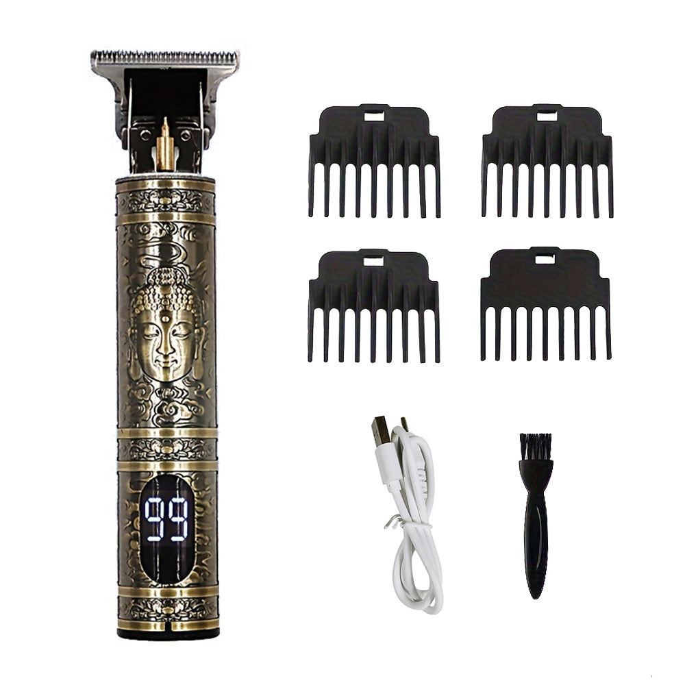 T9 Wireless Hair Trimmer with Digital Display for Professional Haircuts