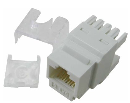 4C CAT 5E RJ45 KEYSTONE JACK - UNIVERSAL