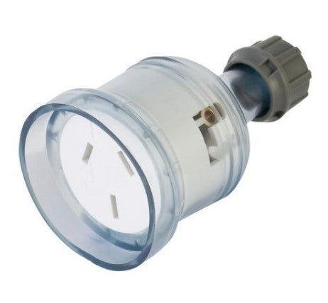DETA 10A Clear Extension Socket