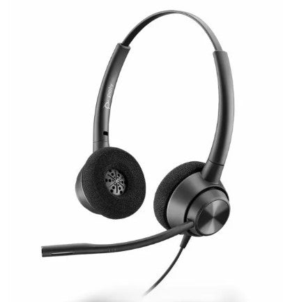 Poly EncorePro 320 with Quick Disconnect Binaural Headset EP320QD