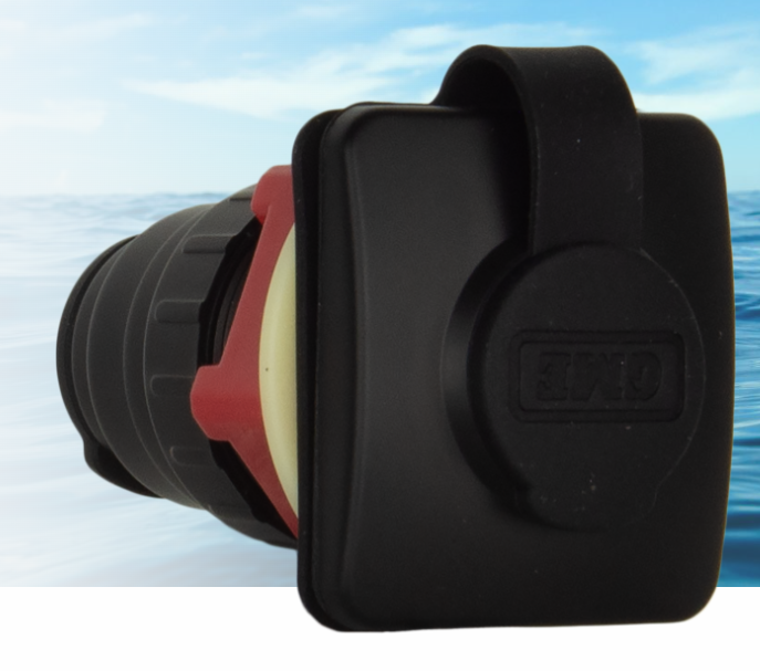 MK012B Flush Mount Microphone socket - Suit GX400 / GX700 - Black
