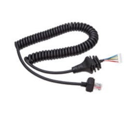 REPLACEMENT CURLY CORD TO SUIT ICOM HM-182 MICROPHONE