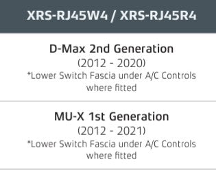 GME XRS-RJ45R4 RJ45 Pass-Through Adaptor - Type 4 (Red)
