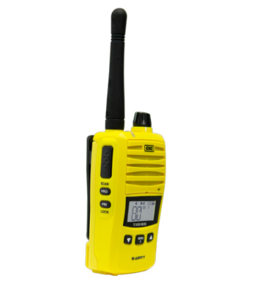 GME TX6165XY 5/1 Watt UHF CB Handheld Radio - (Yellow)