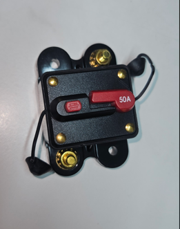 12V/24V 50Amp Circuit Breaker with Hard Cover
