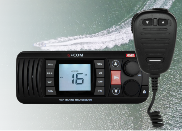 GX700B VHF Marine Radio - Black