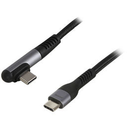 PF491L-0180 USB-C TO USB-C R/A CABLE - 100W USB PD