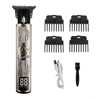 T9 Wireless Hair Trimmer with Digital Display for Professional Haircuts