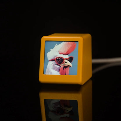 Small Portable Smart WiFi Weather Station Temperature Humidity Time Alarm Clock