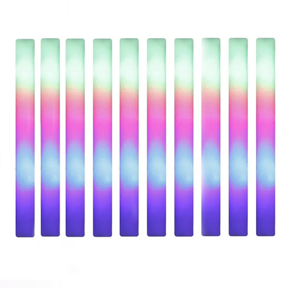 8/10/15/20pcs Colorful LED Glow Foam Sticks