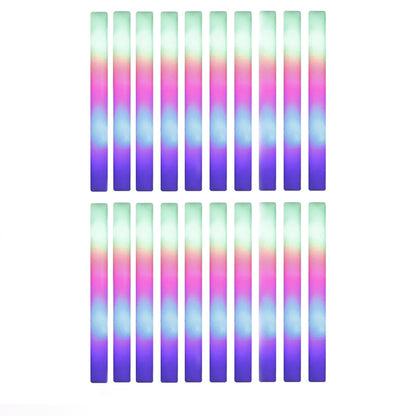 8/10/15/20pcs Colorful LED Glow Foam Sticks