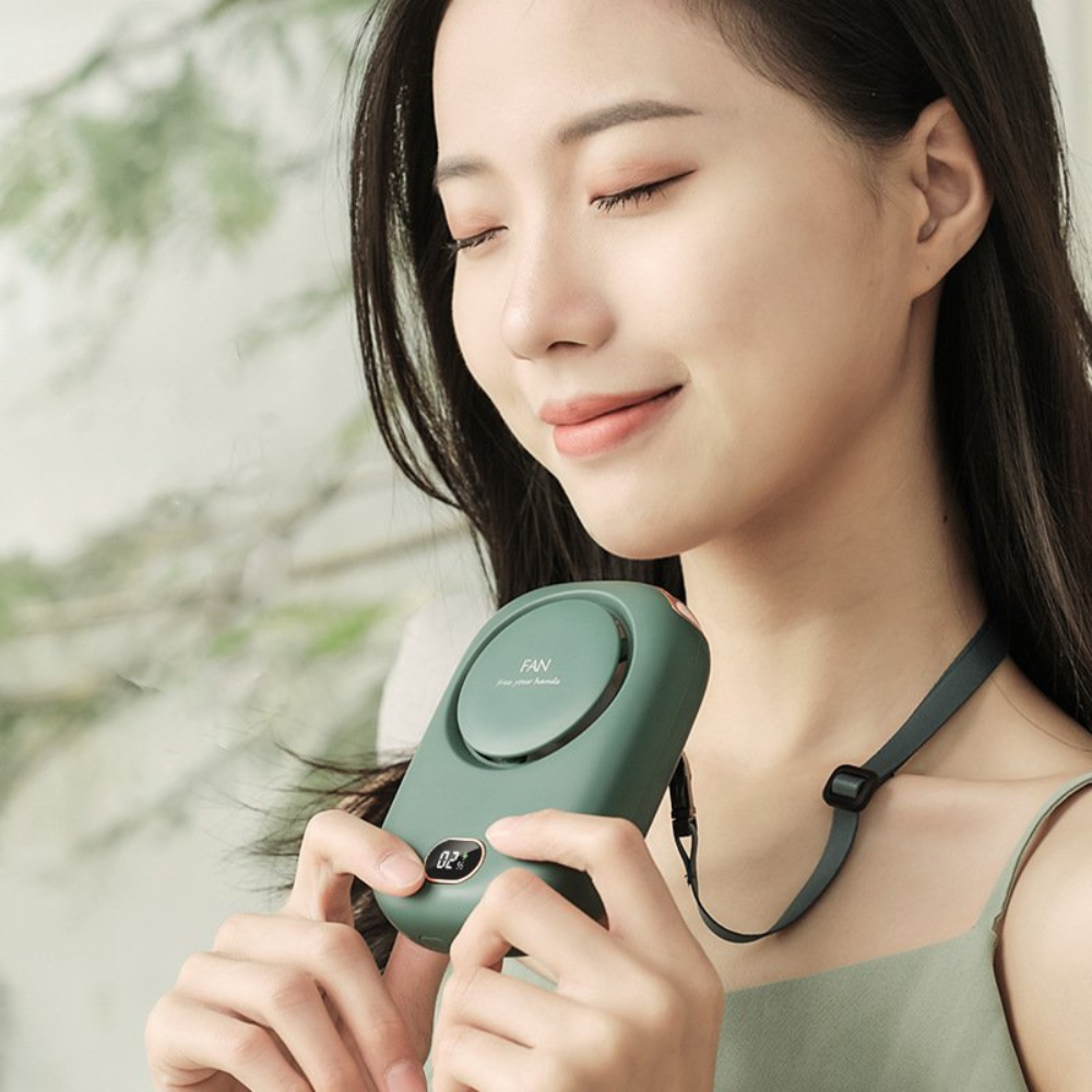 Ultra-Quiet Rechargeable Mini Fan for On-the-Go Cooling