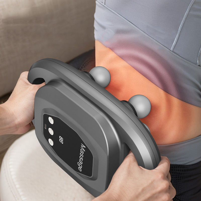 6-Head Vibration Wireless Fascia Gun for Deep Muscle Relaxation