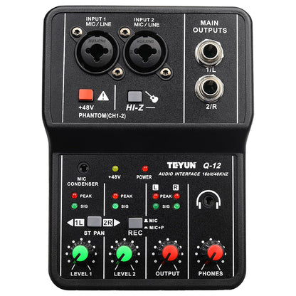 Portable Audio Interface & USB Mixer