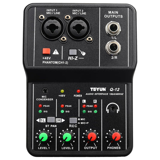 Portable Audio Interface & USB Mixer