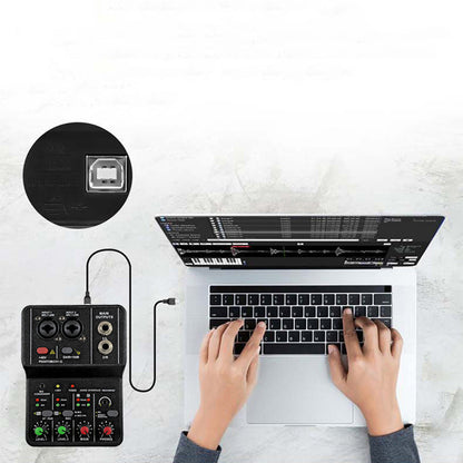 Portable Audio Interface & USB Mixer