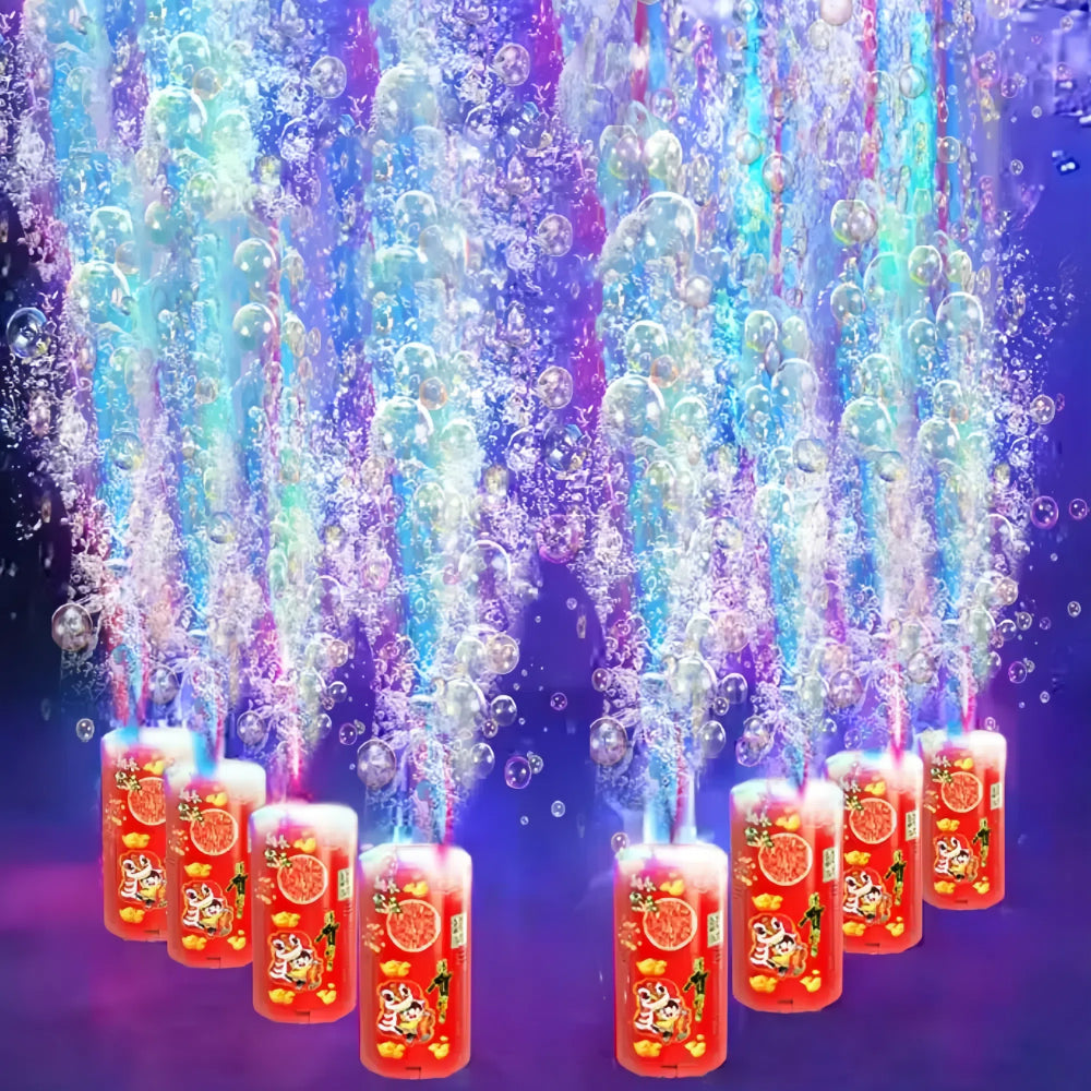 20 Hole Fireworks Bubble Machine Electronic Automatic Blower