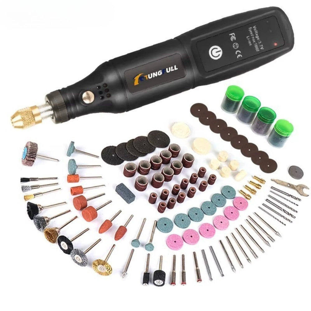 Cordless USB Rotary Tool Mini Electric Drill Rechargeable Engraving and Polishing Machine