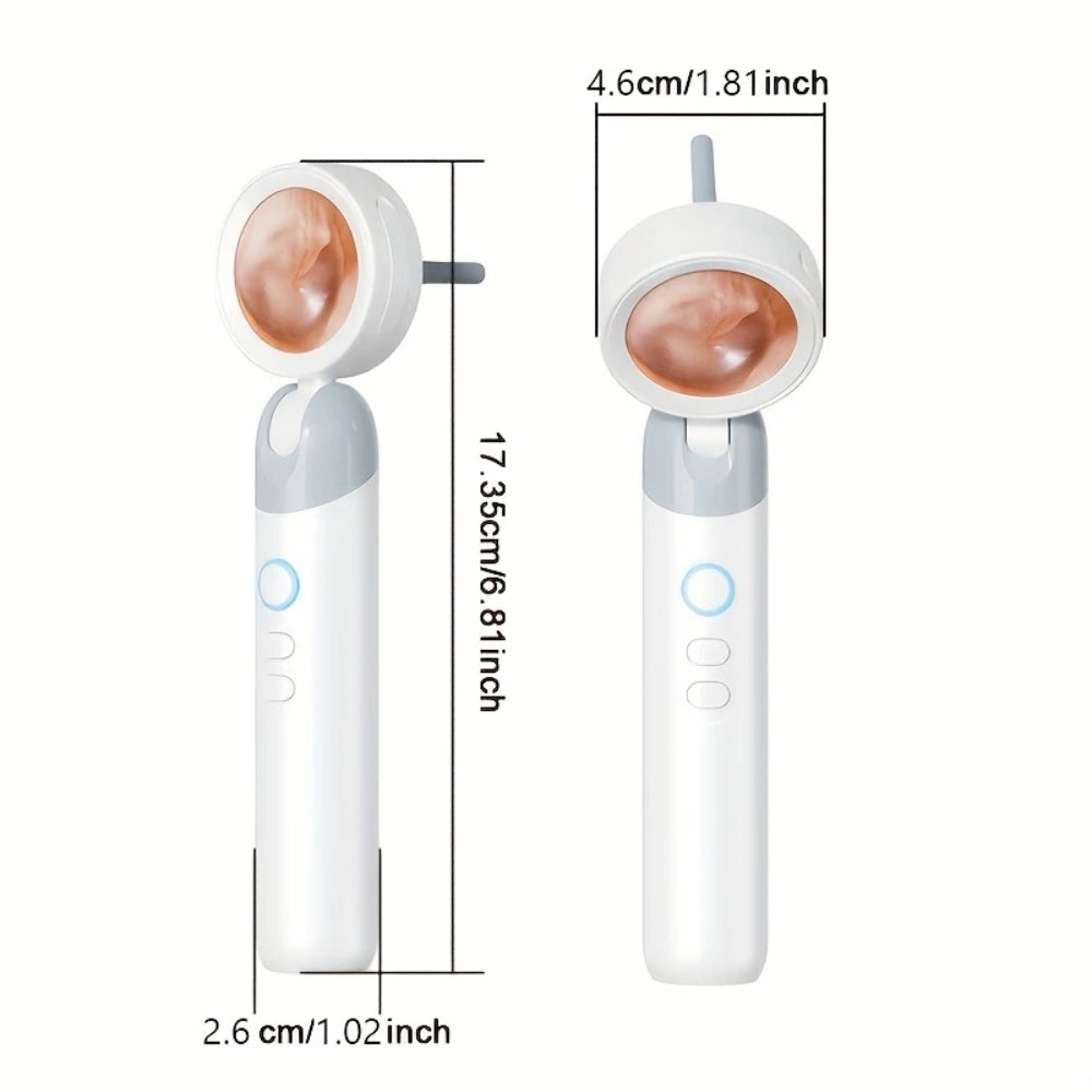 Portable 1080P Ear Scope with 12 Replaceable Tips