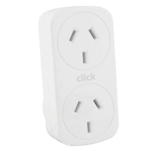 240v Double Adaptor Vertical
