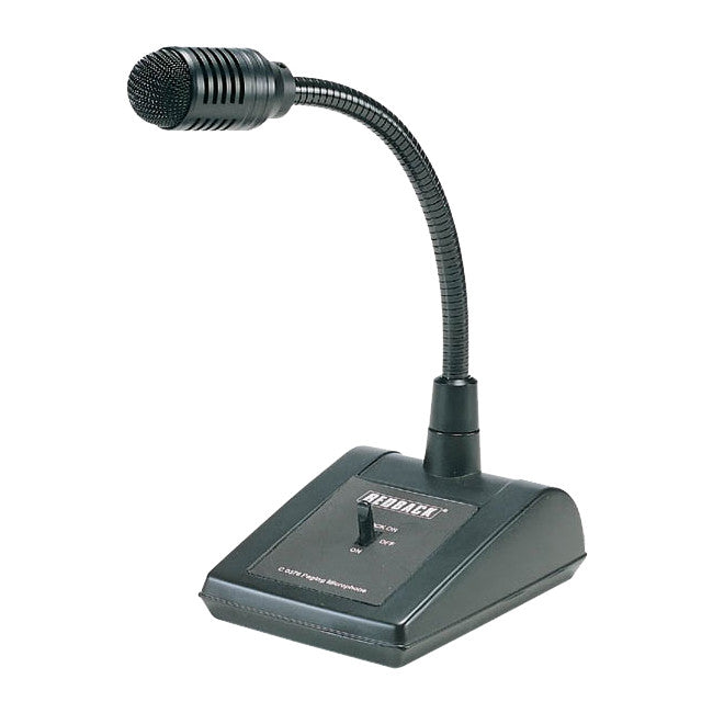 C 0377 • 3 Pin XLR Desktop Paging Microphone