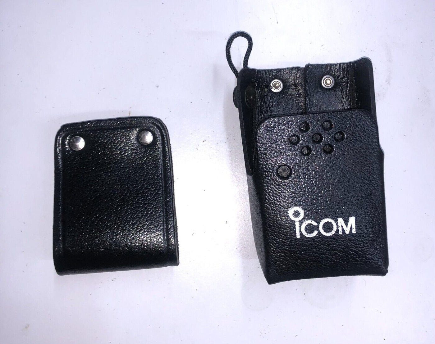 Leather Carry Case with Belt Loop Compatible with ICOM IC-F3001, IC-F3101D, ECT.