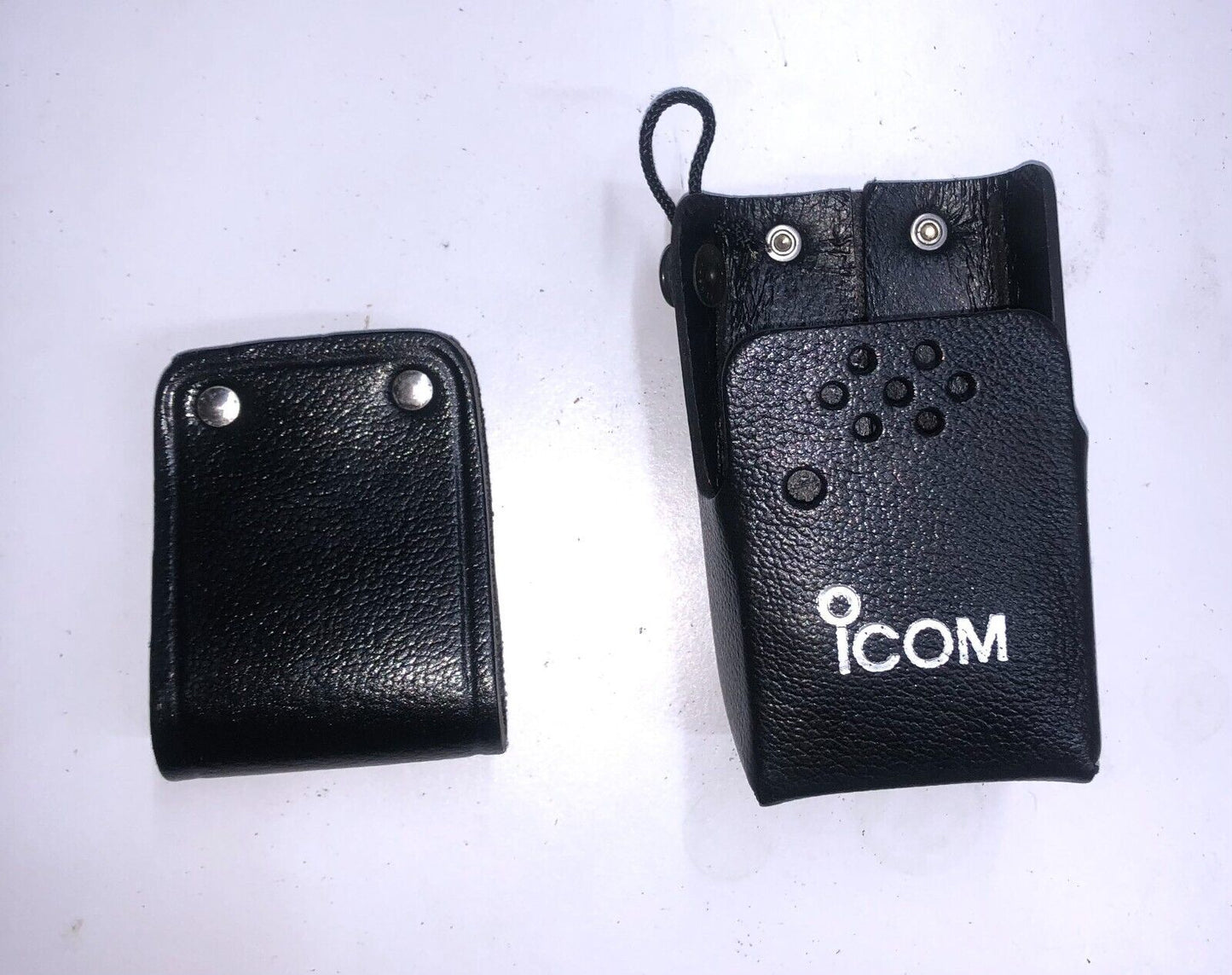 Leather Carry Case with Belt Loop Compatible with ICOM IC-F3001, IC-F3101D, ECT.