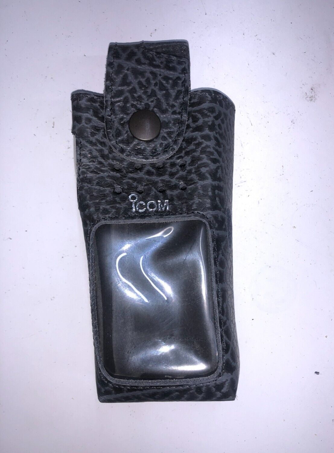 NEW Icom Navy Blue Leather IC-F4 Radio Cases