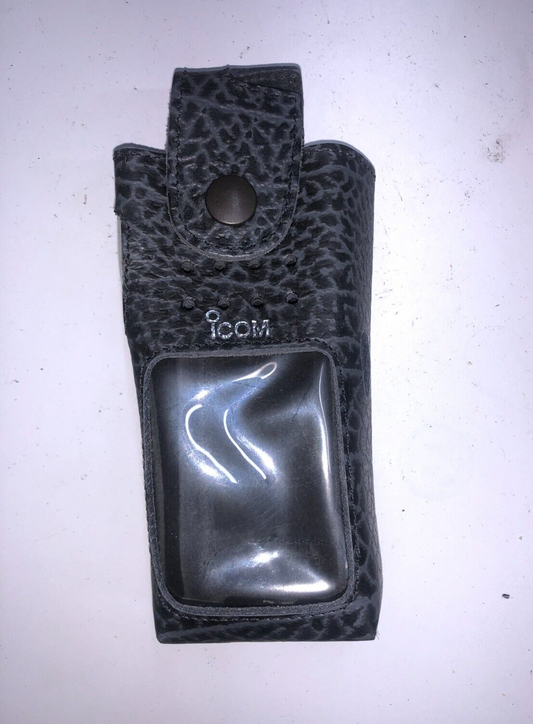NEW Icom Navy Blue Leather IC-F4 Radio Cases