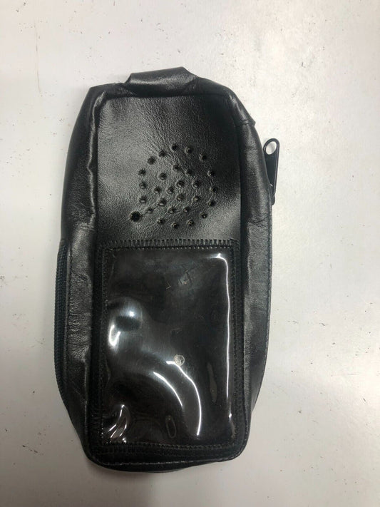 ICOM Leather Black Radio Case Compatible with F3 - F4