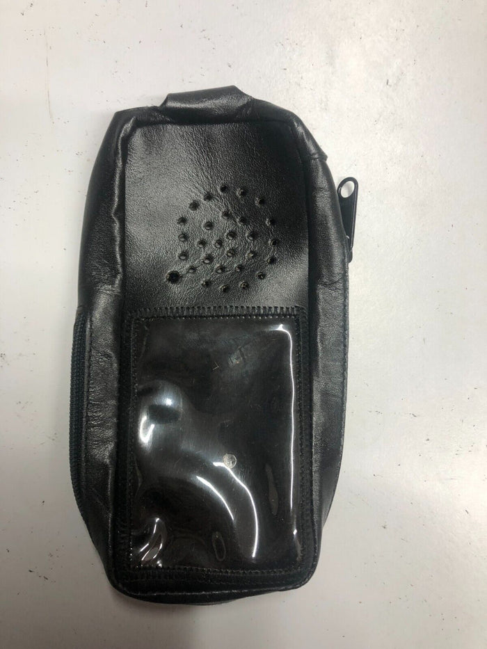 ICOM Leather Black Radio Case Compatible with F3 - F4