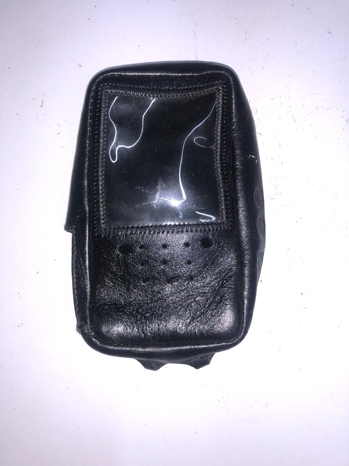 ICOM Vertex Standard Black Leather Case for VX426 UHF CB