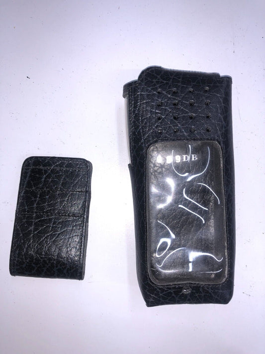 ICOM LEATHER RADIO CARRY CASE COMPATIBLE WITH IC-46S