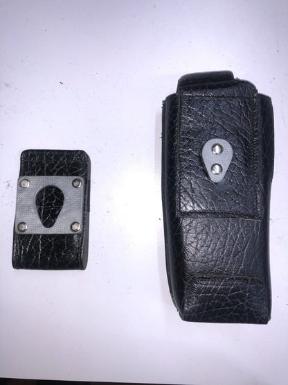 ICOM LEATHER RADIO CARRY CASE COMPATIBLE WITH IC-46S
