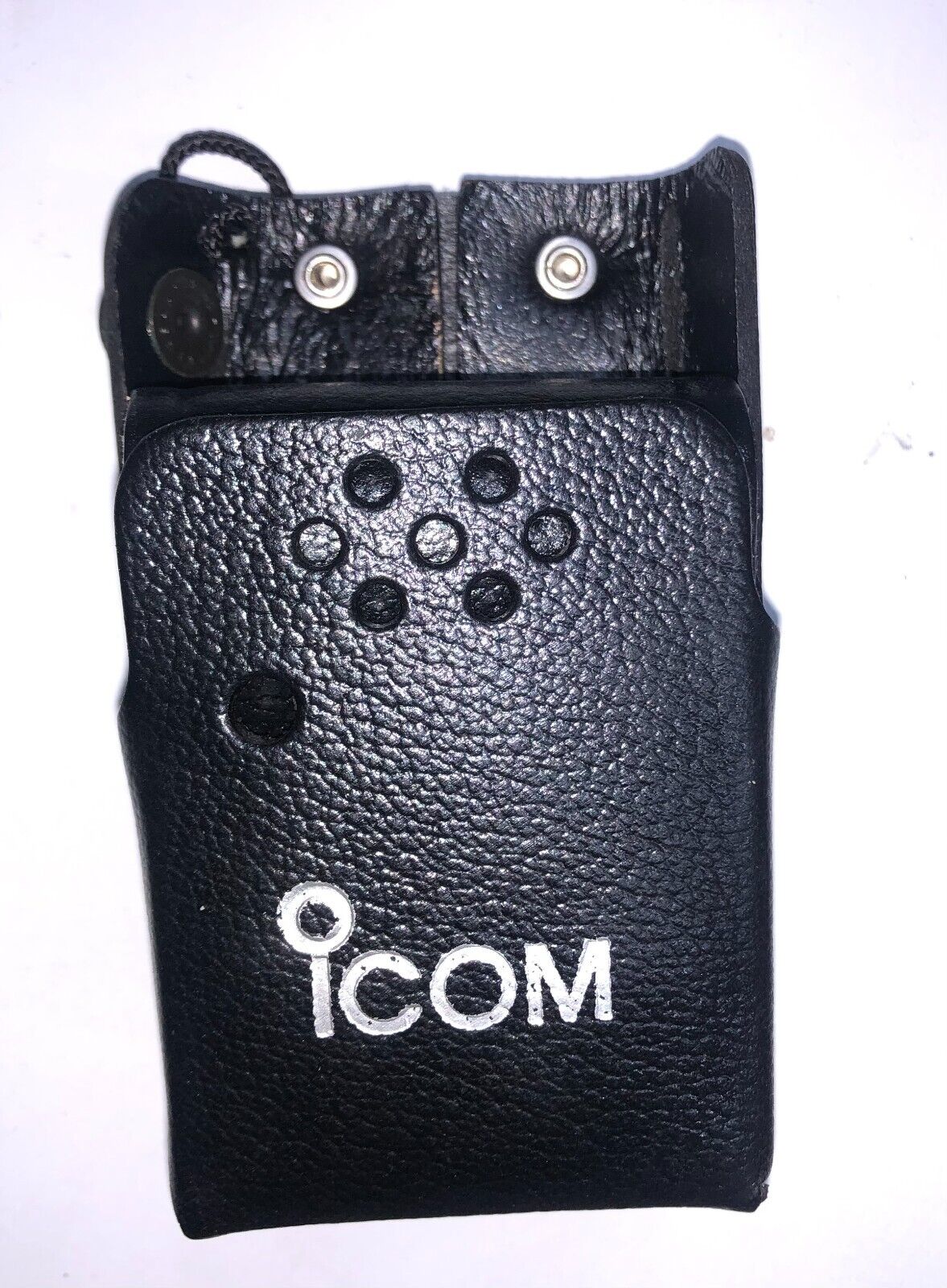 Leather Carry Case with Belt Loop Compatible with ICOM IC-F3001, IC-F3101D, ECT.