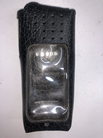 ICOM LEATHER RADIO CARRY CASE COMPATIBLE WITH IC-46S