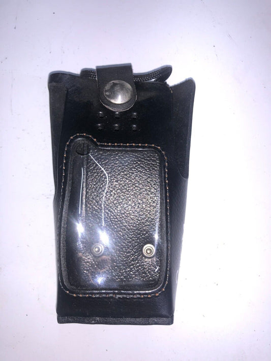 ICOM Leather Black Radio Case Compatible with F4 and F40