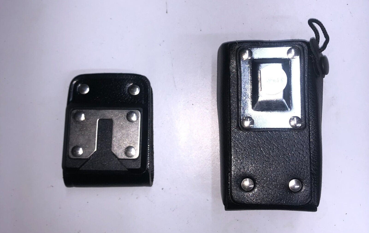 Leather Carry Case with Belt Loop Compatible with ICOM IC-F3001, IC-F3101D, ECT.