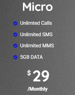 $35 12GB Unlimited Calls and SMS