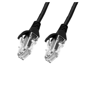 2m CAT6 Ultra Thin LSZH Ethernet Network Cable | Black