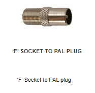 AD320 ‘F’ SOCKET TO PAL PLUG
