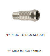 AD330 ‘F’ PLUG TO RCA SOCKET