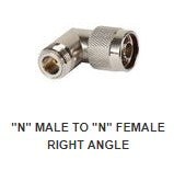 AD412 "N" MALE TO "N" FEMALE RIGHT ANGLE