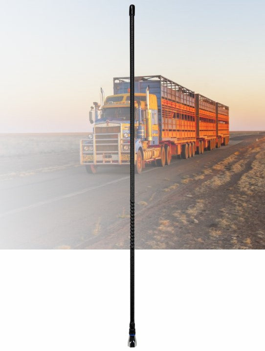 AE4018 640mm Antenna Whip (6.6dBi Gain) - Black