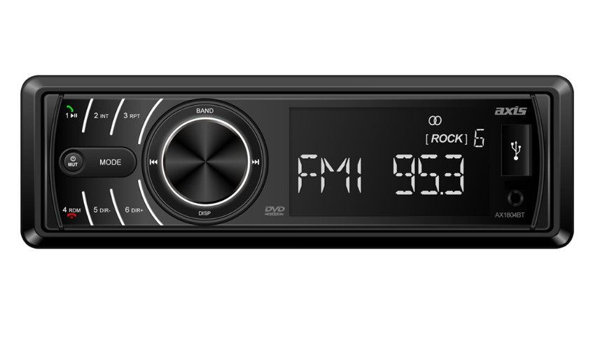 AX1804BT AXIS 12/24V BT DVD/CD RECEIVER