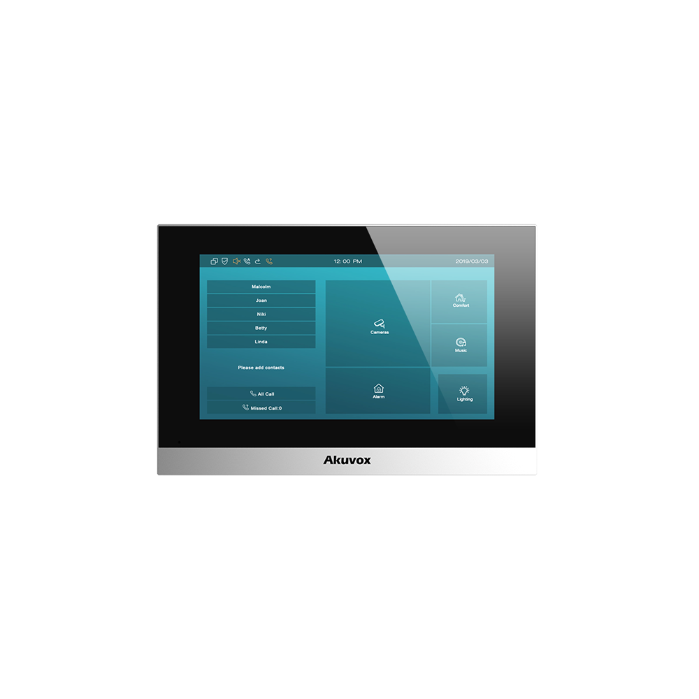 C315W-AKUVOX Wireless 7″ Touch Screen Panel