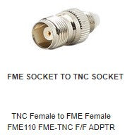 FME110 TNC Female to FME Female FME110 F